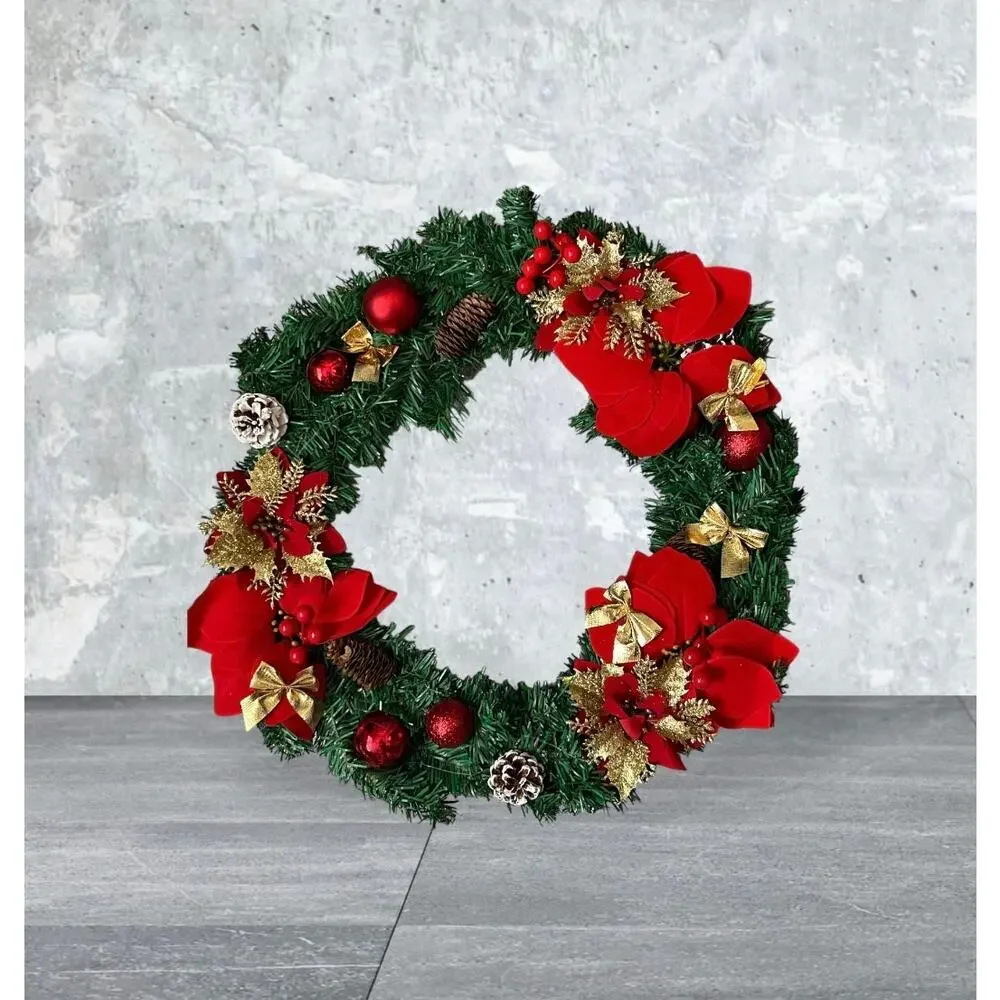 Christmas Door Wreath 20” Diameter
